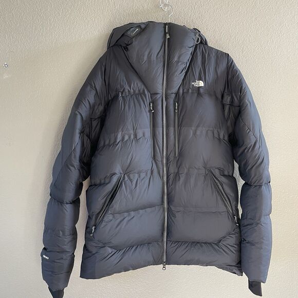 The North Face Summit Series L6 Belay Down Parka Men’s Large  Black Hooded 800 - Picture 1 of 16